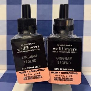 2 GINGHAM LEGEND Wallflower Refill Bulbs SEALED Bath & Body Works